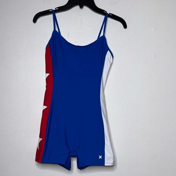 HURLEY TEAM MOORE BODYSUIT Blue Size Small - Picture 2 of 6